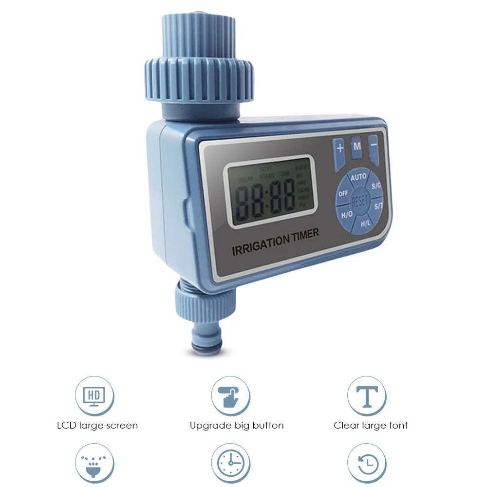 

Programmable Irrigation Timer Watering Automatic Controller Single Outlet For Garden Faucet Hose Family Garden Irrigation Timer