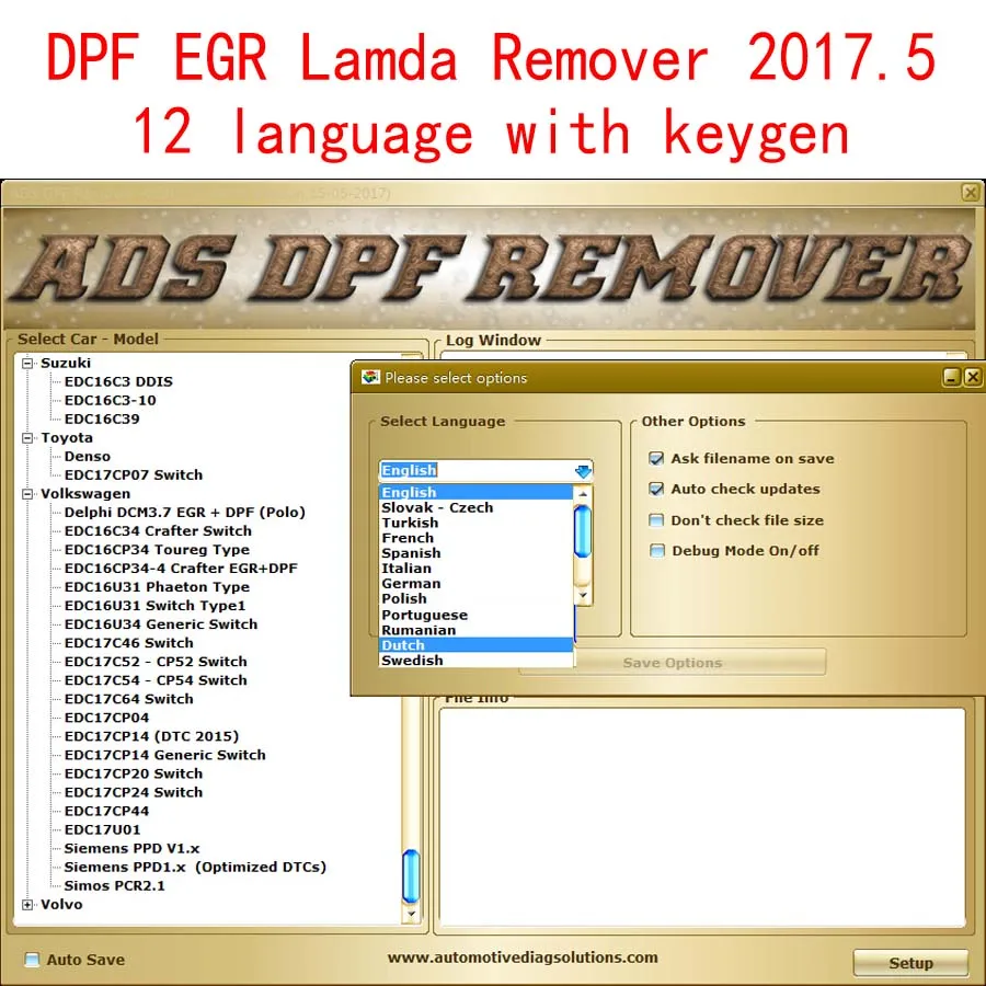 

DPF EGR Lambda Remover 3.0 2017.5 software with keygen with installation video