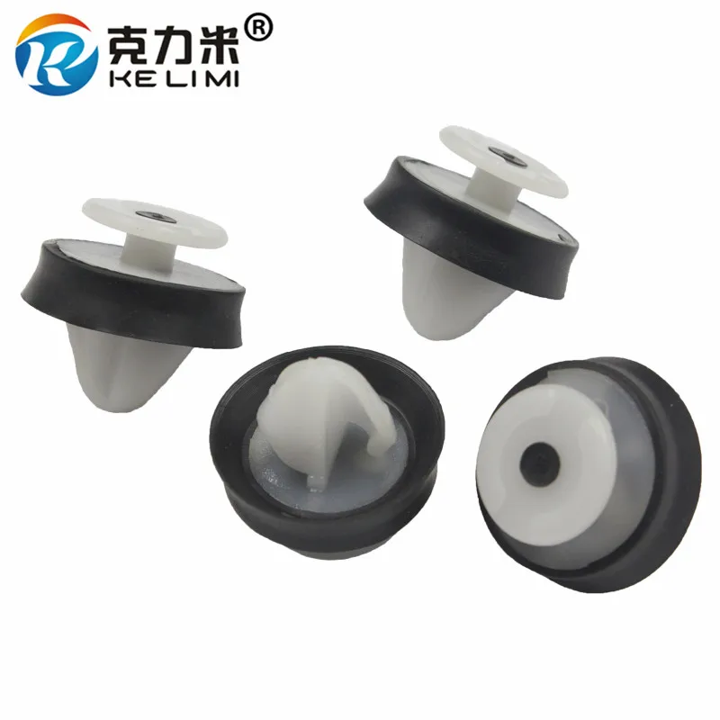 

10x High Quality Universal White Nylon Door Plate Snap clip Trim Panel Retainer Rubstrip sealer Fasteners