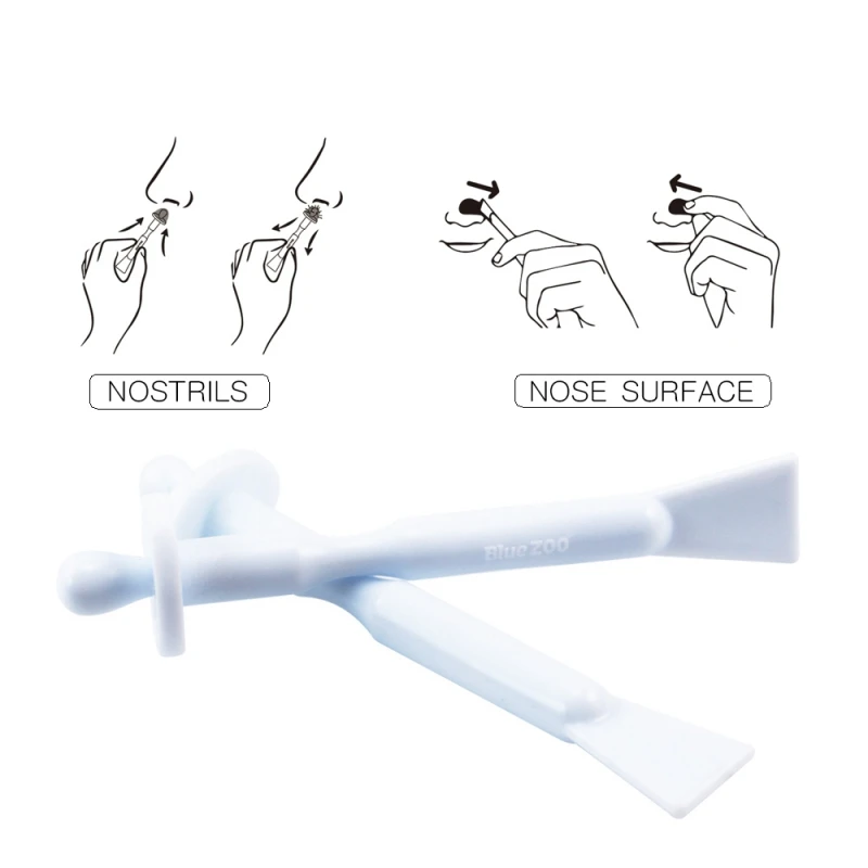 Harga Baru Kedatangan Rambut Hidung Remover Cleaning Plastik Double Kepala Menyeka Tongkat Lilin Warmer Profesional Hidung Telinga Pemangkas