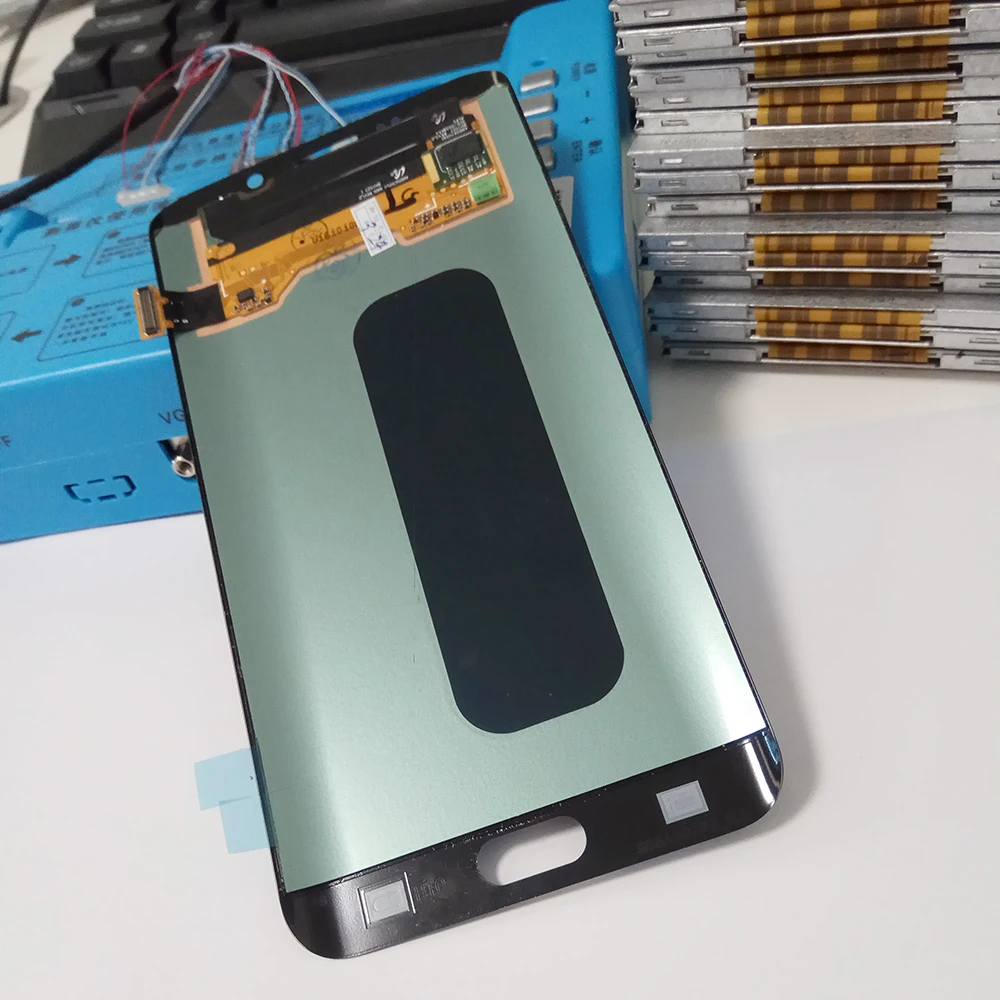 5 1 &quotSuper Amoled ЖК дисплей для Samsung Galaxy S6 Edge G925 G925F SM Дисплей Сенсорный экран планшета