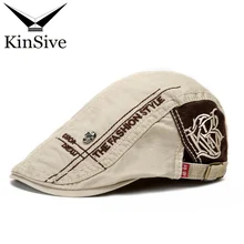 Хлопок Мужской Newsboy Cap Мужская Берет Повседневная Уличная Солнцезащитная шляпа мальчик вперед шляпа Личность Мода Gorras Mujer