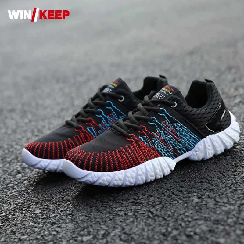 

Hot Sale New Men's Sports Shoes Sneakers Breathable Hiking Shoes and comfortable shoes Male Trail Zapatillas Deportivas Hombre