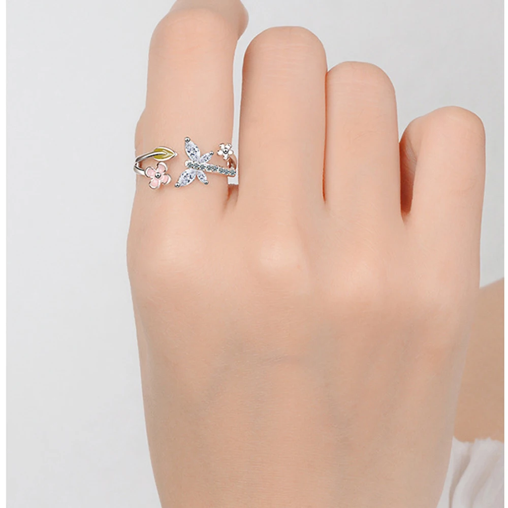 flower rings for women silver (9)