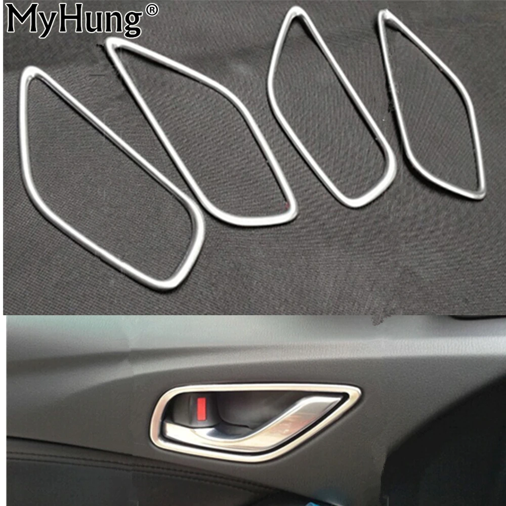 Car Inside Door Handle Trim Strips Frame Door Knob Interior Mouldings