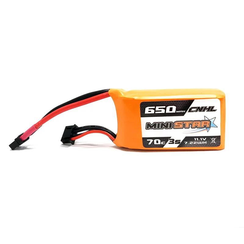 3 шт CNHL MiniStar 650mAh 11,1 V 3S 70C Lipo батарея с XT30U вилкой