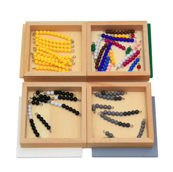 

Montessori Math Materials Multiplication Snake Gamefor Early Preschool Learning Toy