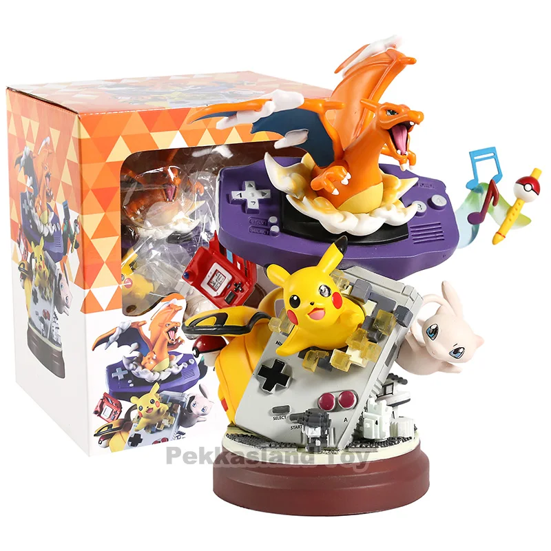 Новые горячие игрушки Charizard pika pkm фигурка Коллекционная ПВХ модель игрушки для детей подарок на день рождения - Цвет: box