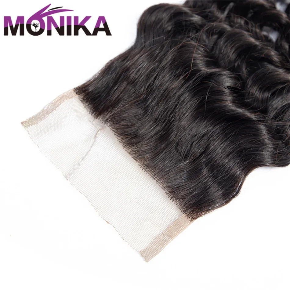 “ Remy do Cabelo com Branqueada Fechamento Parte Rendas Elegante Fechamento