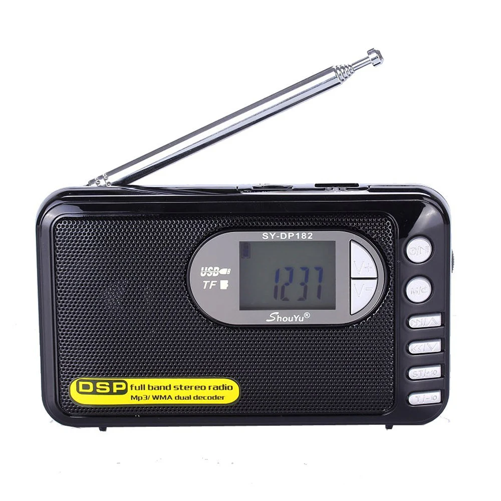 

DP-182 Full Band MP3 Player New high performance DSP radio technology FM AM SW radio