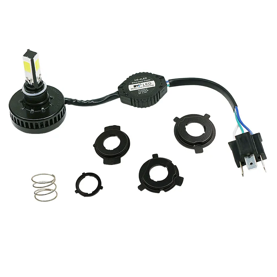 H4 led 9003 HB2 4 COB Автомобильные мотоциклетные лампы для фар дальнего и ближнего света