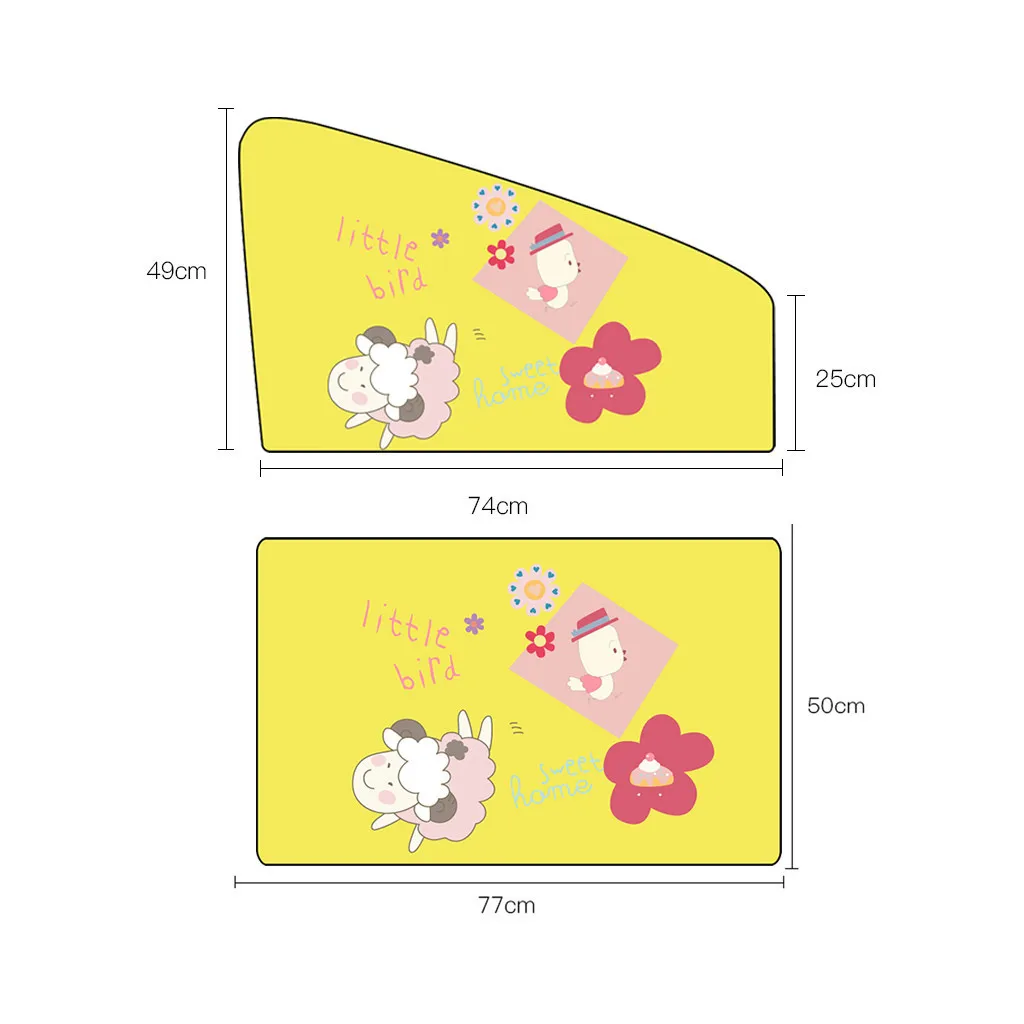 Автомобильная Солнцезащитная шторка Parasol Coche Магнитная Автомобильная шторка Солнцезащитная Автомобильная мультяшная детская оконная козырек от солнца Защитная Автомобильная Защита от солнца