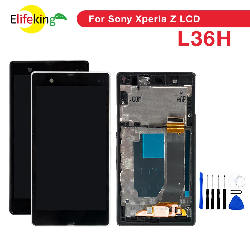 Заводская цена ЖК-дисплей сенсорный экран дигитайзер в сборе для Sony Xperia Z L36H