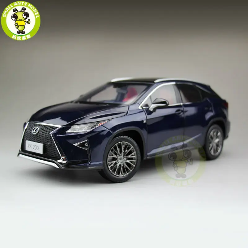 Модель автомобиля 1/18 RX 200T RX200T модель внедорожника цвет синий|1/18 toyota|diecast modelsdiecast