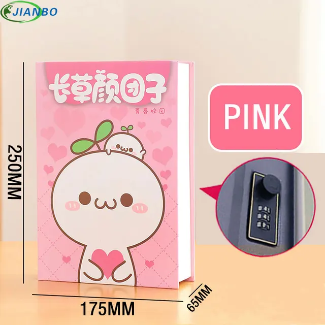 Dictionary Secret Book Safe Box Money Hidden Security Safe Lock Cash Money Coin Storage Jewellery Password Locker For Kid Gift
