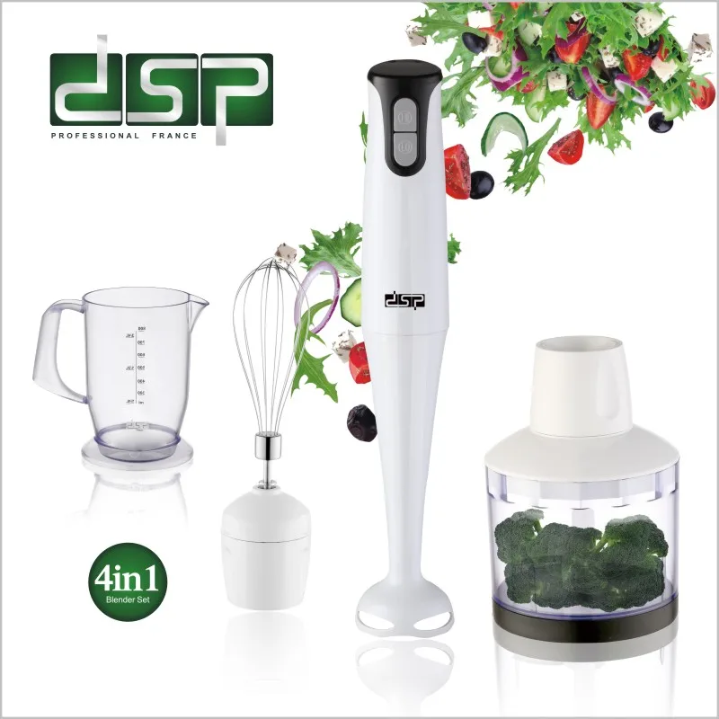 

DSP 4 in 1 Hand Blender sets handhold mixer Fruit vegetable Mixer Food Processor