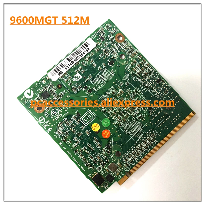 Видеокарта для ноутбука cer Aspir e 6930 5530G 7730G 5930G nVidia GeForce 5720 M GT GDDR3 512 МБ MXM 9600|Карты
