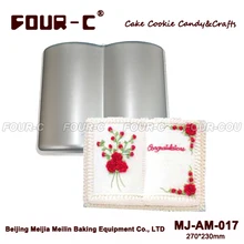

Book shape aluminum cake baking pan mold, baking supplies for cakes,baking mold bakeware metal Free shipping