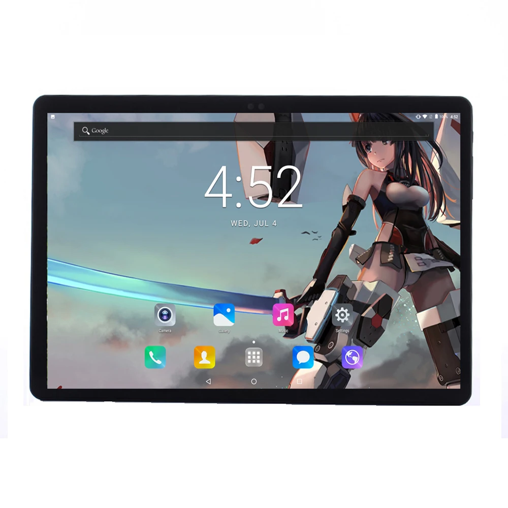 Free Shipping 4G Tablets 10 2.5D Screen Android 7.0 10 Core 64GB ROM 1920x1200 IPS Metal Cover Wifi 10.1 inch Tablet pc +gift