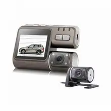 Allwiner A20 Dual Lens Car DVR IR Night Version Camera Recorder i1000 Dash Cam Black Box HD 1080P 140Degree Rear View Camcorder