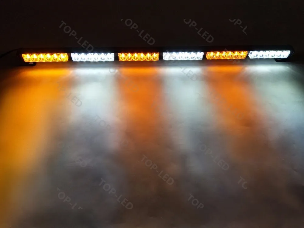

CYAN SOIL BAY 38" 36LED Emergency Warning Traffic Advisor Strobe Light Bar 12V Amber Yellow White