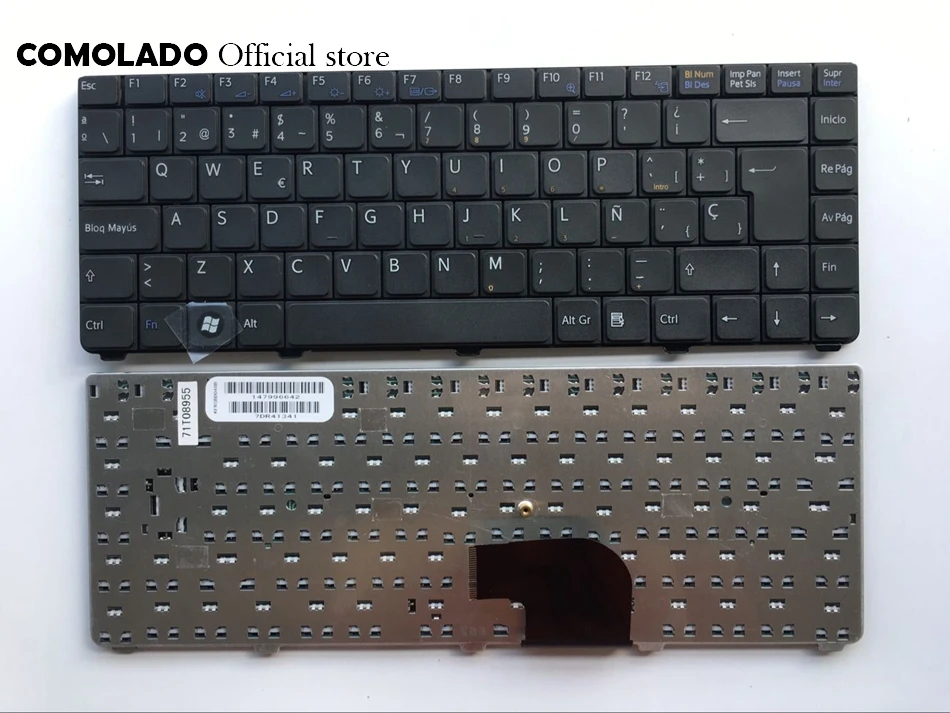 SP Spanish Keyboard for SONY VAIO VGN-C black Laptop Keyboard SP Layout