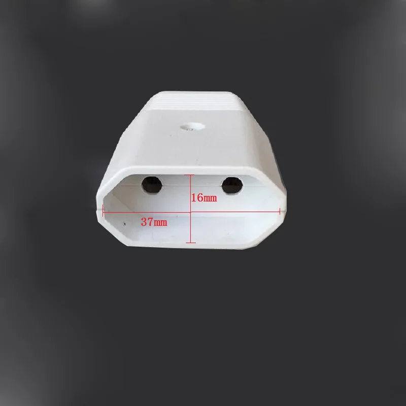 Штепсельная Вилка европейского стандарта Электрический штекер 2-контактный шнур питания VDE разъем для лампы украшения 2.5A 220 в сборе Мощность штепсельной вилки