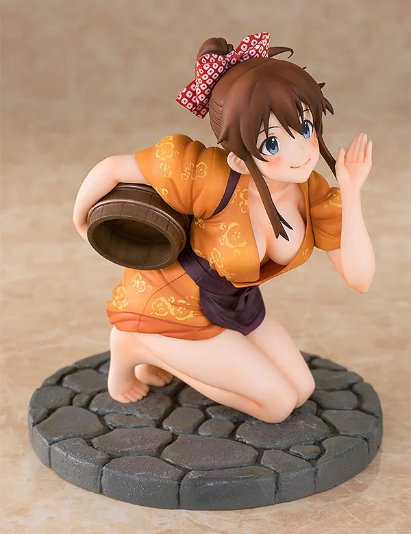 13 см Idolmaster Million Live Satake Minako Poka Service Ver. ПВХ Фигурки Коллекционная модель игрушки для
