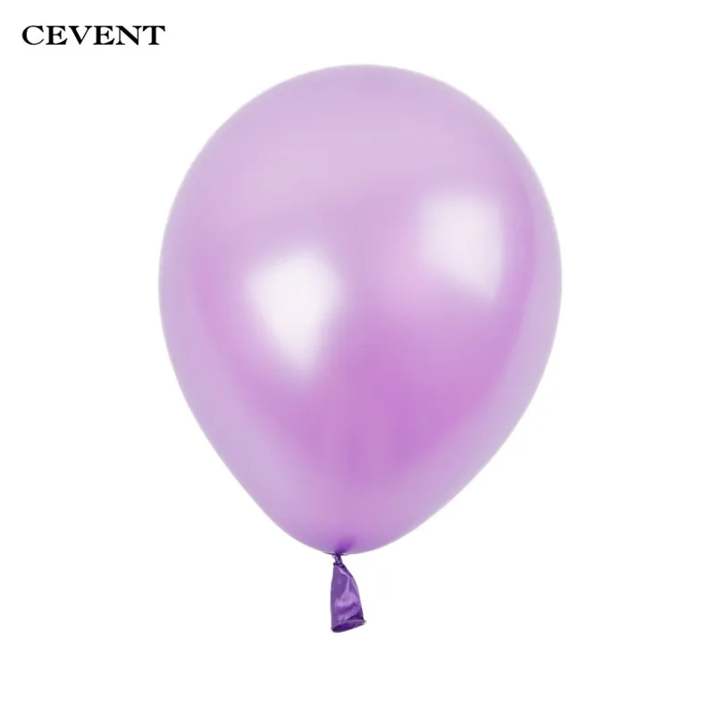 CEVENT 100 шт плотные однотонные цветной латексный шар скатерть для праздничных мероприятий воздушные шары на день рождения вечерние Декор дети взрослые - Цвет: Purple