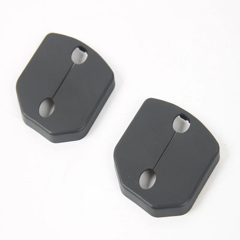 2 Pcs Car Door Lock Buckle Protective Cover Protector Pad For Ford