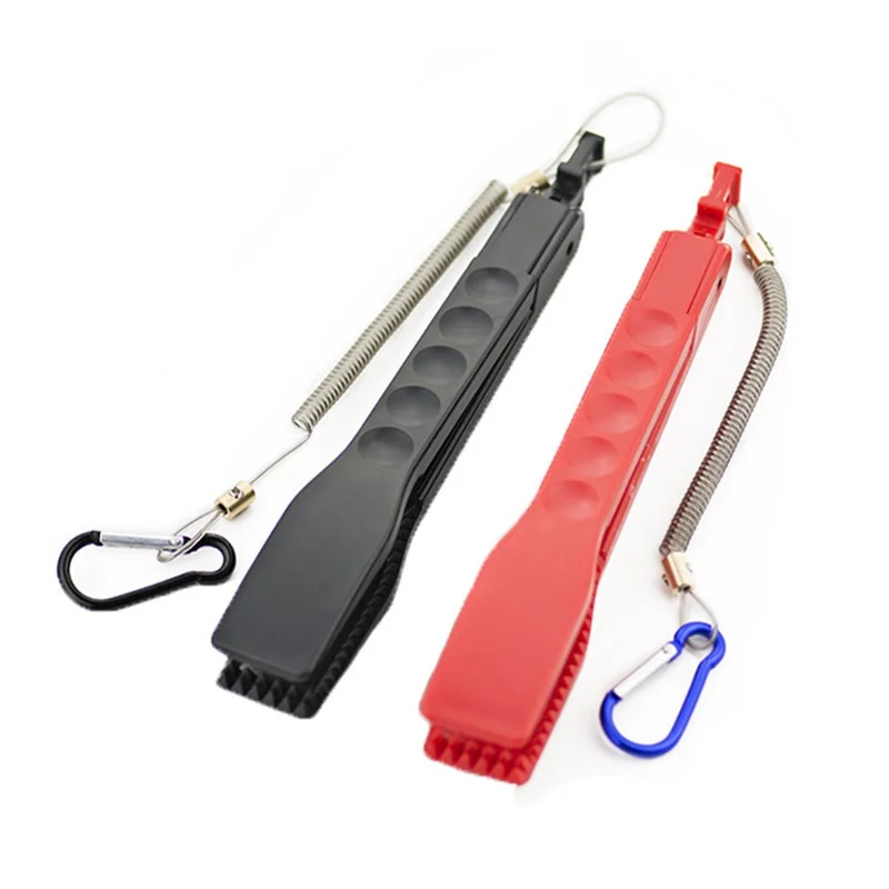 

2019 style Fishing Body Tongs Gripper With Plastic Holder Switch Lock Catch Fishing Gear High Quality Dropshipping