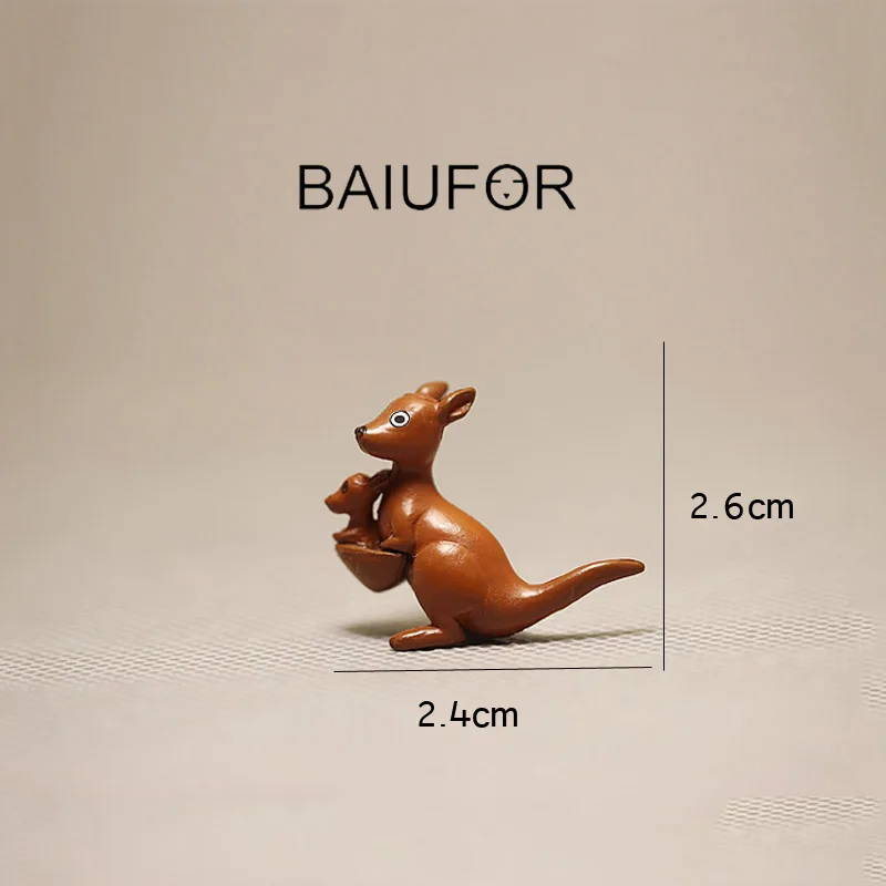 BAIUFOR миниатюрные Террариум животные Kawaii модель кенгуру Сделай Сам Фея садовый