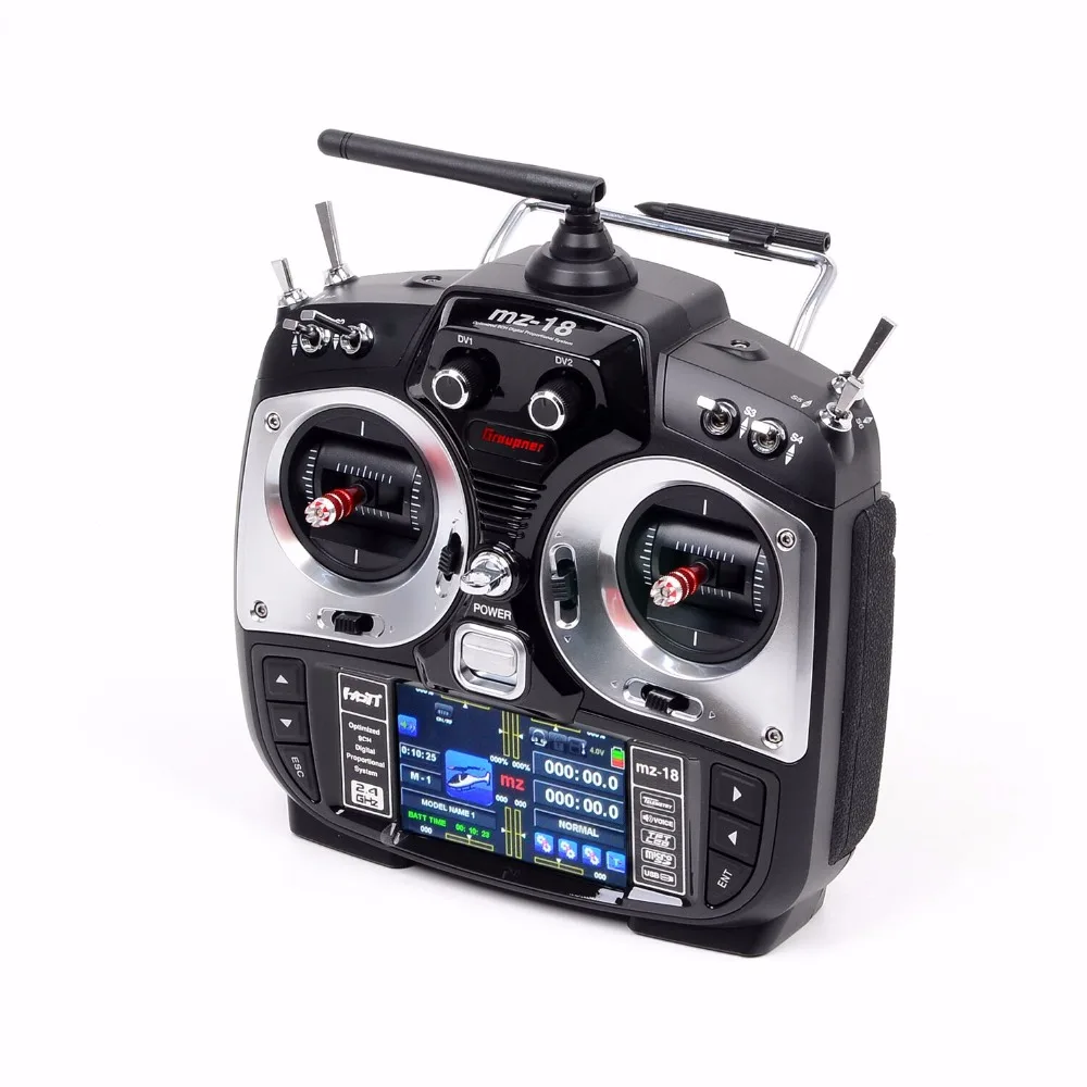 

Graupner MZ-18 PlUS 9CH 2.4G HOTT Transmitter Color screen Aircraft remote control