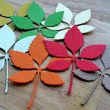 

2Pcs/ Set Metal Leaves Cutting Dies Stencils Maple Leaf Scrapbooking Die Cuts Template for Sizzix DIY Embossing Decor Crafts