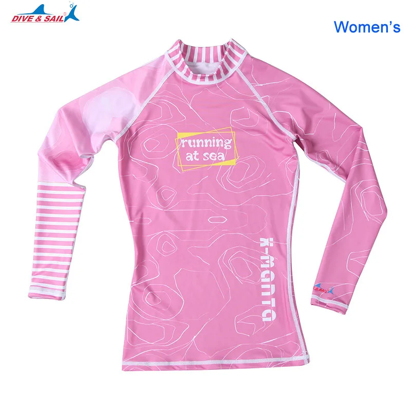 Женская одежда для плавания Rashguard с длинным рукавом спортивные топы UPF 50 + рубашка