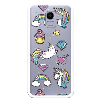 

Stand case Unicorn Cupcake WP004 costume drawing for Samsung Galaxy J6 2018