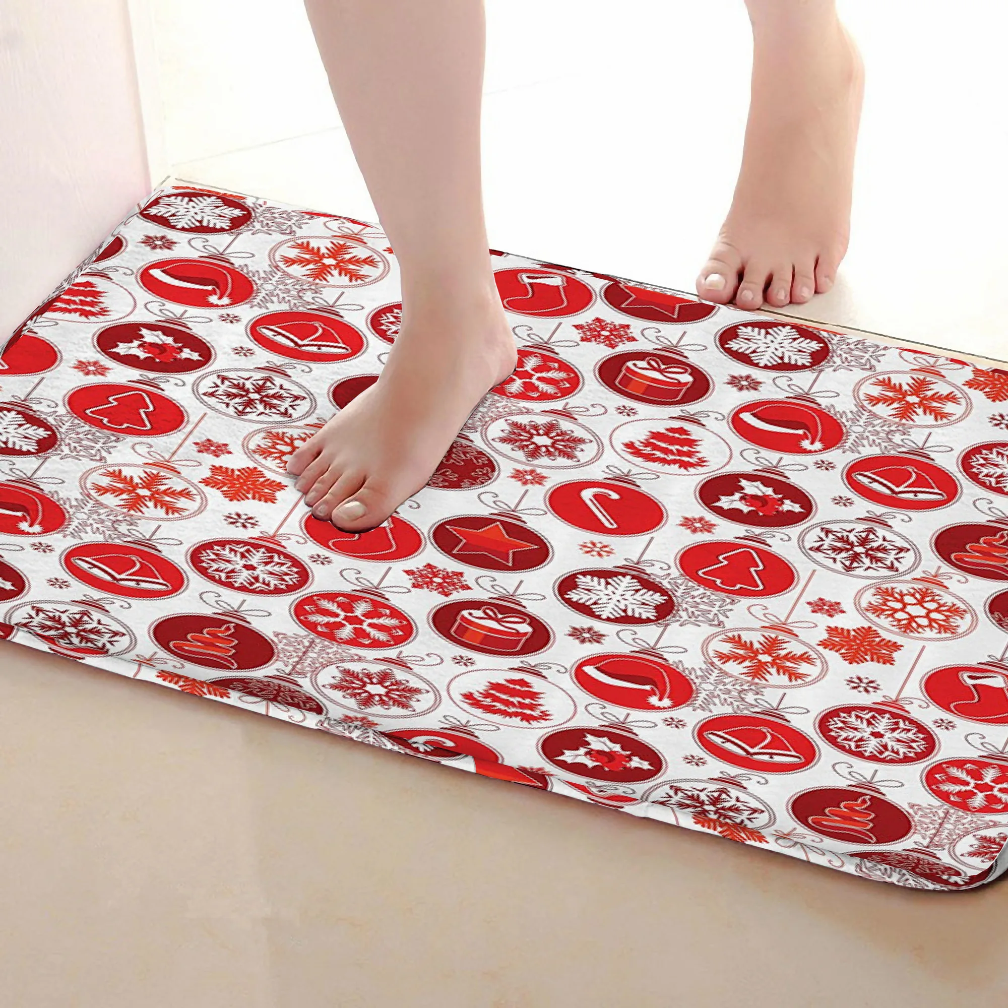 Buy Christmas Style Outdoor Mats,Funny Anti skid Bath