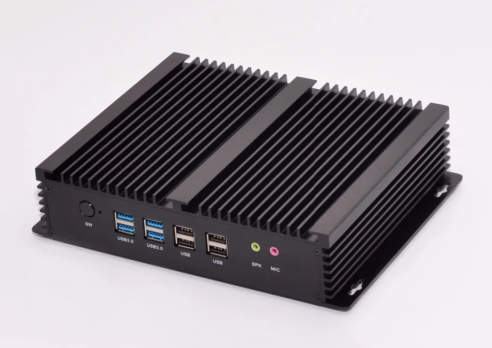 Платформа Intel nuc Core i7 5550U игровой компьютер безвентиляторный мини ПК 2 HDMI 2LAN 6 * RS232