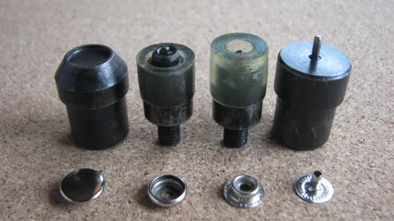 

Press Snap Fastener Button Die Mold for Hand Press Machine Setter 4 Part Die