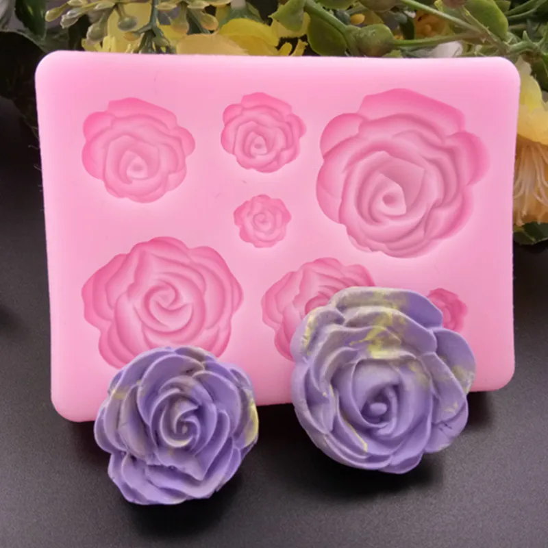 Fullmold Sugar craft 1 piece Flower silicone mold fondant mold cake