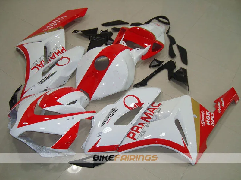 АБС Кузов обтекатель комплект подходит для Honda CBR1000RR 04 05 Обтекатели части CBR 1000 RR 2004 2005 холодный белый красный