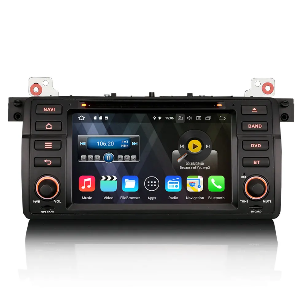 Erisin ES3619B PX30 Android 8.1 Car Multimedia Player 7" Car DVD GPS