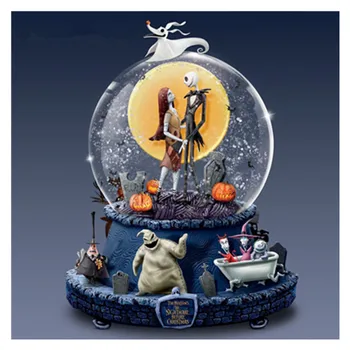 

5D Full Square round Diamond Embroidery Diamond Painting Cross Stitch Nightmare Before Christmas Jack and Sally MosaicHome Decor