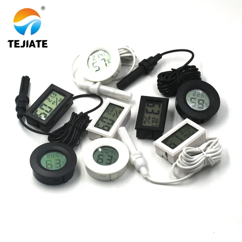 

Mini LCD Digital Thermometer Hygrometer Temperature Indoor Convenient Temperature Sensor Humidity Meter Gauge Instruments Cable