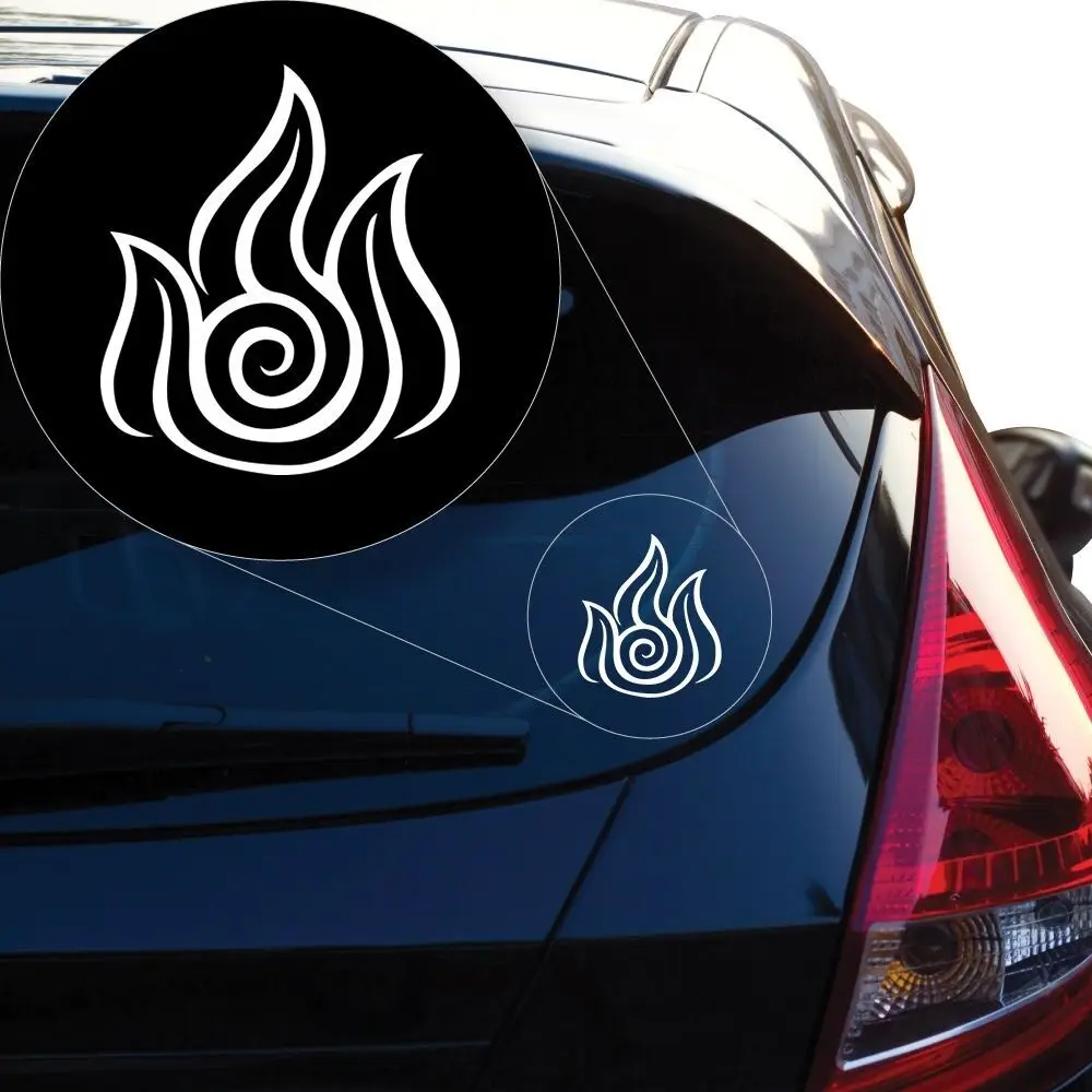 

Letzter Airbender Fire Decal Sticker für Autofenster, Laptop und mehr