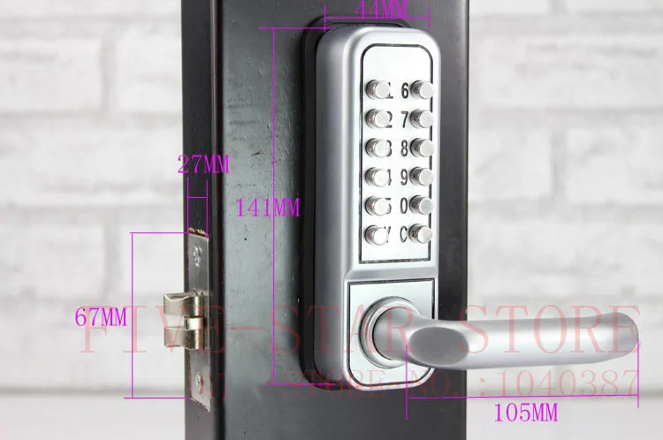 Free Shipping European Design Mechanical Password Interior