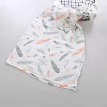 Karitree муслиновые хлопковые пеленки для новорожденных, детские одеяла, Черное и белое Марлевое банное полотенце