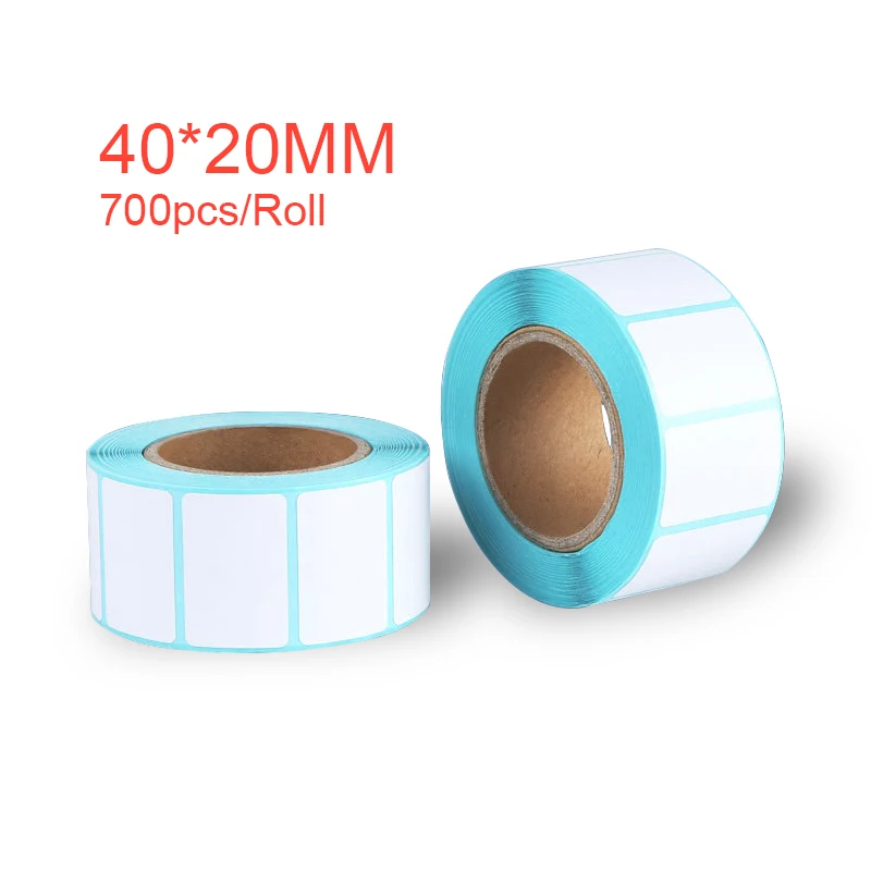 

40*20mm Adhesive Thermal Label Sticker Paper Supermarket Price Blank Label Direct Print Waterproof 700pcs/Roll
