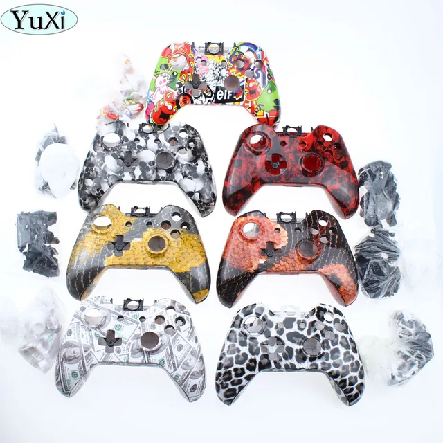 Best Price YuXi Hot Shell for Xbox One Wireless Controller Hydro Dipped Bomb Sticker Case Replacement Housing Front + back Shell Best Price YuXi Hot Shell for Xbox One Wireless Controller Hydro Dipped Bomb Sticker Case Replacement Housing Front + back Shell