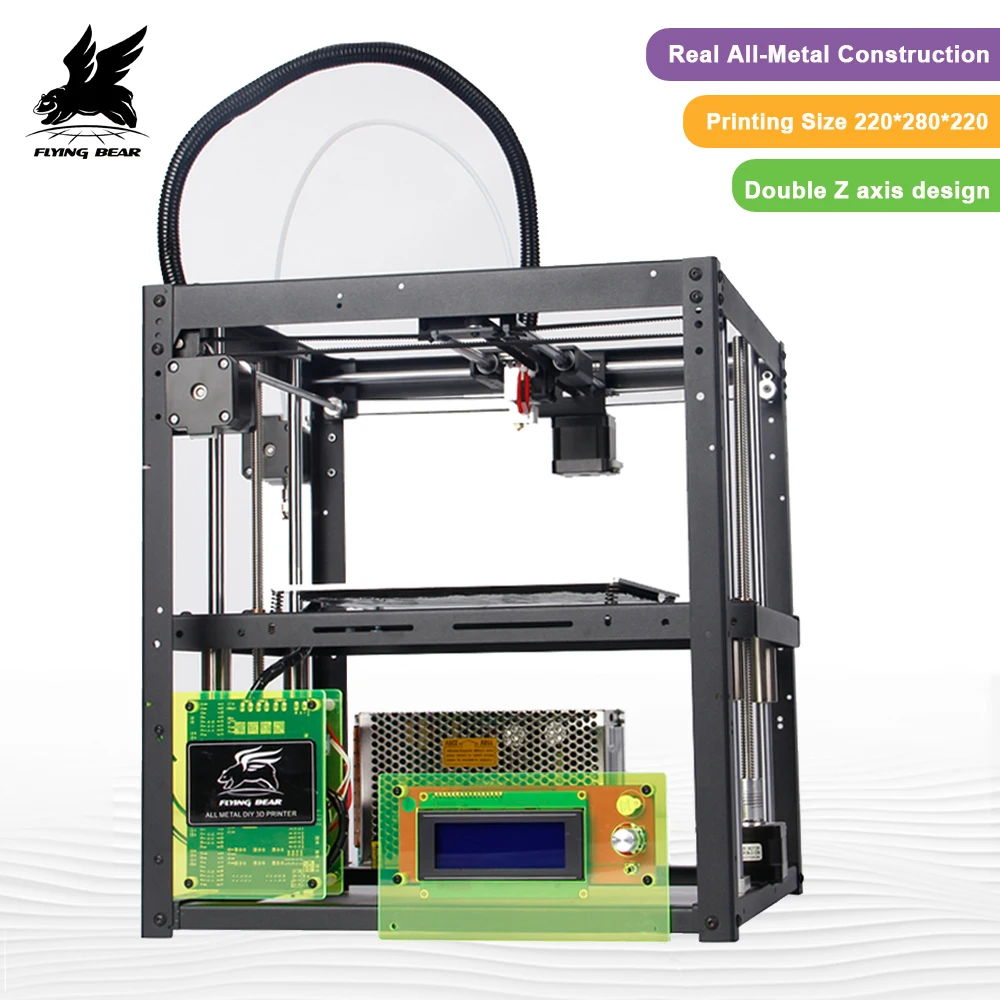 

Shipping from Germany Bigger Print area Flyingbear-P905 DIY3d Printer kit Full metal High Quality Precision Makerbot Structure